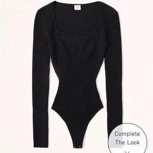 Abercrombie & Fitch Sweater Knit Bodysuit